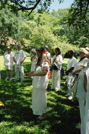 Zeremonie in Toninah mit Star und XEMAKU