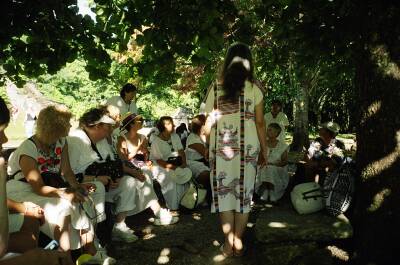 21. September: Star besprecht wie wir der Hauptzeremonie beginnen in Palenque