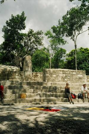 24. September: Beginn der Maya Zeremonie in Calakmul